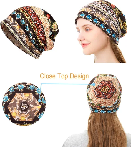 Miniatura 3 de ELLEWIN Gorro de algodón holgado hip-hop, suave, ligero, para correr, para adultos, para hombres y mujeres