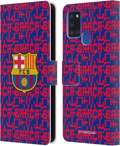 Miniatura 205 de Head Case Designs Funda de piel con licencia oficial del FC Barcelona Barca Crest Graphics para Samsung Galaxy A06 4G