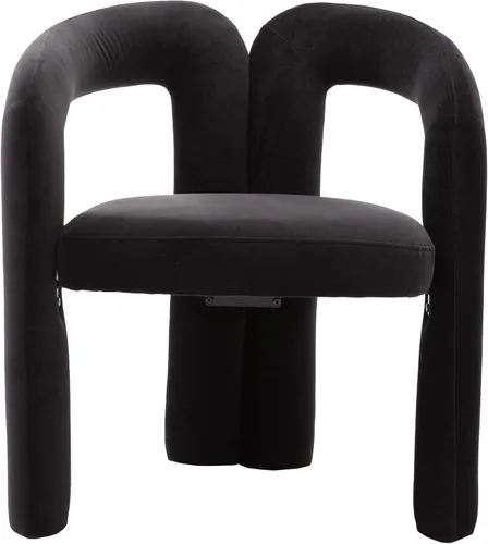 Miniatura 4 de Juego de 2 sillas de comedor modernas, de diseño contemporáneo, silla decorativa tapizada de tela Boucle, cómoda silla auxiliar para cocina