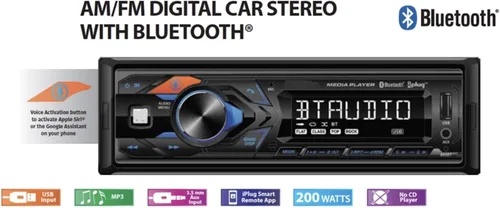 Miniatura 4 de Generic LS Tractor Radio 12V AM FM Bluetooth Streaming USB Fácil Instalar Conectar Arnés Sin Empalme de Cable Directo Plug & Play Estéreo Pesado