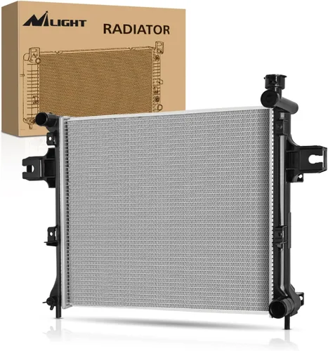 Miniatura 8 de Nilight Radiador para Jeep Liberty 3.7L 2002 2003 2004 2005 2006, Radiador de Refrigerante del Motor con Enfriador de Aceite, Transmisión