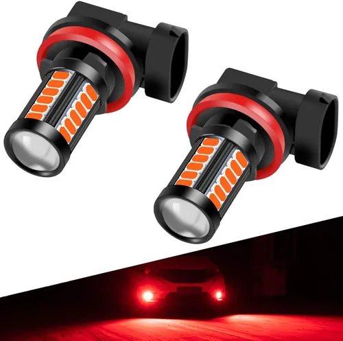 Miniatura 11 de Bombillas LED antiniebla H8 H9 H11 DRL 2800 lúmenes, Xtreme, superbrillantes, 5730, 33-SMD, 12 V, bombillas LED de repuesto para automóviles, Azul