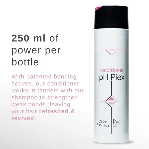 Miniatura 4 de pH Plex Acondicionador de cuidado – Bond Building, acondicionador de calidad de salón – Par de champú limpio para resultados inmediatos – Protege