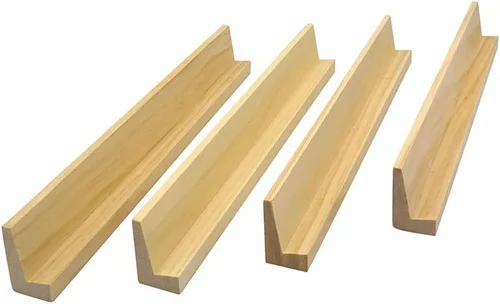 Miniatura 2 de Yuanhe Juego de 4 bandejas de dominó de madera, soportes de dominó para azulejos de dominó, tren mexicano, mahjong, pie de pollo y otros