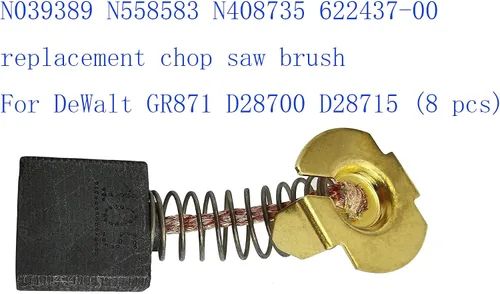 Miniatura 2 de N039389 N558583 N408735 622437-00 cepillo de sierra de corte de repuesto para DeWalt GR871 D28700 D28715 (8 piezas)
