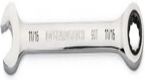 Miniatura 13 de GEARWRENCH Llave combinada de trinquete de 12 puntos con arco oscilante de 4 grados de 1/2" - 86945 (paquete de 2)