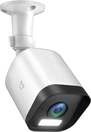 Geeni Hawk 3 - Cámara de seguridad inteligente para exteriores de 4 MP - Cámara de vigilancia WiFi Ultra HD 2K con visión nocturna a color, alcance