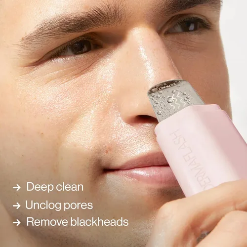 Miniatura 3 de DERMAFLASH DERMAPORE+ Dispositivo de cuidado de la piel, extractor ultrasónico de poros 2 en 1 e infusor para el cuidado de la piel, rubor
