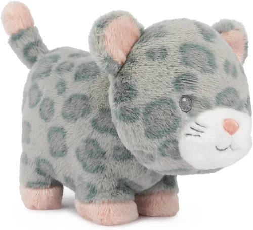 Miniatura 12 de GUND Baby Safari Friends Collection - Elefante de peluche con campanilla, juguete sensorial para bebés y recién nacidos, color verde azulado, 7