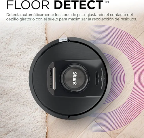 Miniatura 4 de Shark PowerDetect Robot Aspiradora con base autovaciante con tecnología NeverStuck, limpieza profunda automática en alfombras y suelos duros