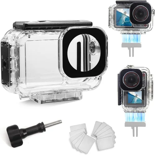 Miniatura 12 de FitStill Funda impermeable subacuática de 196 pies/196.9 ft con interfaz magnética de liberación rápida compatible con DJI Osmo Action 5 Pro/Action