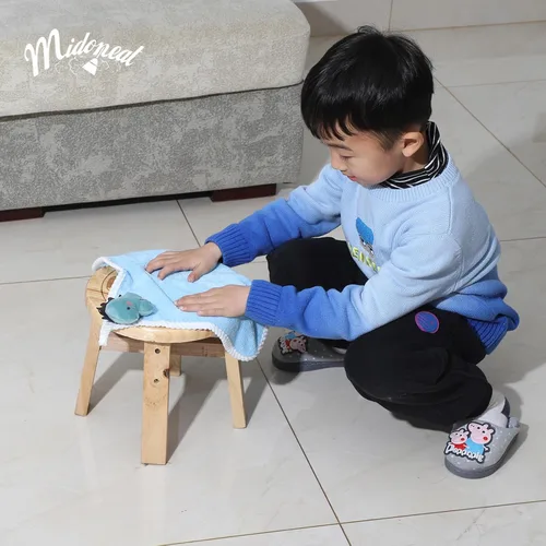 Miniatura 8 de Midoneat Juego de juguetes de limpieza para niños, mini escoba, trapeador y recogedor, juego de ayuda para la limpieza del hogar para niños de 1 a 5