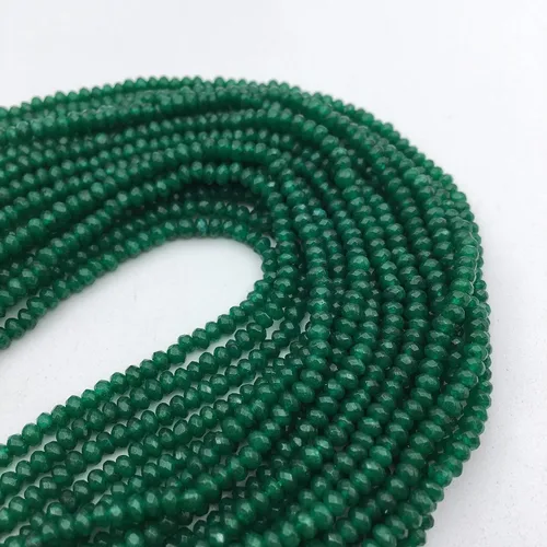 Miniatura 29 de JM Design 0.197x0.315 in Tanzanita Color teñido Jade Suave Rondelle Collar Cuentas para Pulseras Joyería Fabricación Jade teñido de color tanzanita