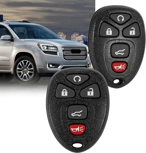 Miniatura 7 de Llavero de repuesto para GMC Acadia 2007-2016 Yukon XL/Chevy Suburban Tahoe Traverse/Cadillac Escalade SRX/Buick Enclave FCC ID: OUC60270, OUC60221