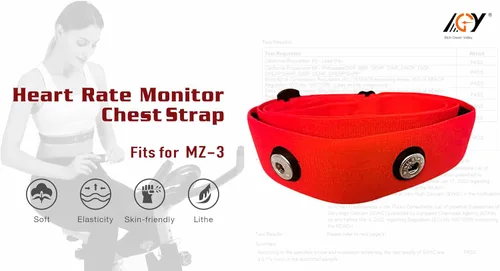 Miniatura 5 de Correa de pecho de repuesto para monitor de frecuencia cardíaca compatible con Myzone Strap MZ-3 y MZ-1Belt 2