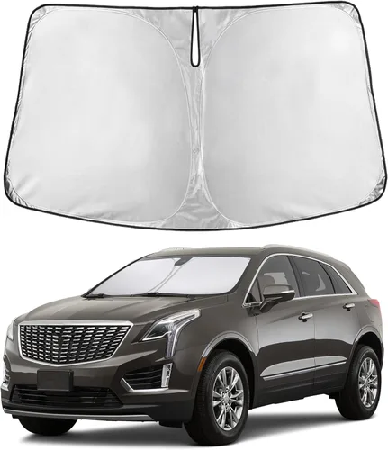 Miniatura 200 de Econour Parasol para parabrisas compatible con Honda Civic 2016-2021, protector de parasol plegable para ventana, bloquea los rayos UV y mantiene tu