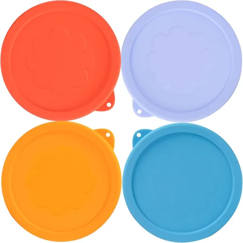 Miniatura 14 de LUVCOSY - Tapas redondas de silicona de repuesto de 1 taza, 2 tazas, 4 tazas para tazones de vidrio Pyrex 7202-PC, 7200-PC, 7201-PC, paquete de 6
