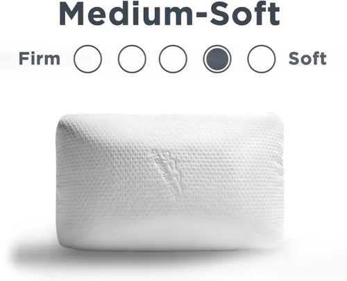 Miniatura 3 de Tempur-Pedic Paquete de almohada sinfónica de espuma viscoelástica y protector de almohada Tempur-Protect Tamaño Queen Blanco