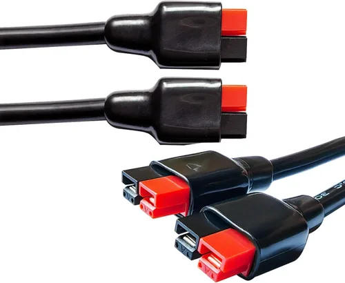 Miniatura 4 de Cable divisor en Y 45A, cable de extensión de conector 45A, adaptador de cargador de batería, cable de extensión de panel solar de 14 AWG, 27.6