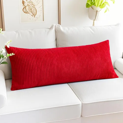 Miniatura 182 de Artscope Fundas de Almohada de Pana a Rayas Acogedoras Súper Suaves Decorativas Cuadradas Fundas de Cojín para Sofá Sillón Dormitorio Decoración