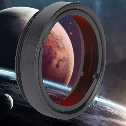 Miniatura 3 de Kit de filtro de telescopio colorido de 1.25 pulgadas, filtro de luna para telescopios con caja de almacenamiento para telescopios, oculares