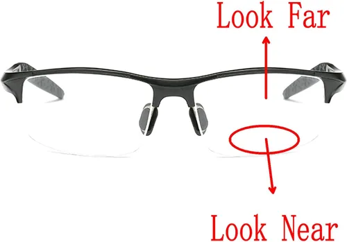 Miniatura 2 de Lentes de lectura multifocales de magnesio de aluminio para hombre, presbicia, hipermetropía, gafas bifocales, sol fotocromáticas, NX