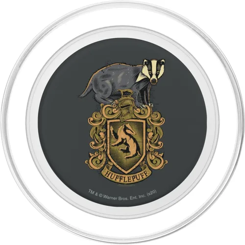 Miniatura 2 de Harry Potter Hufflepuff Badger Crest PopSockets MagSafe PopGrip para iPhone