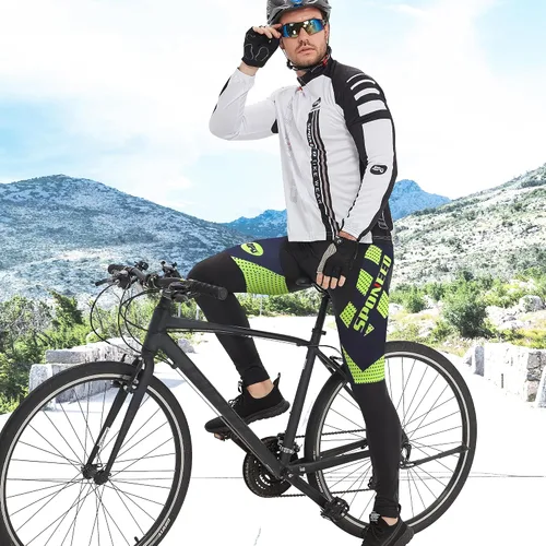 Miniatura 8 de sponeed - Mallas de ciclismo para hombre, acolchadas, 4D, para ciclismo de carretera