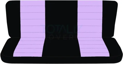 Miniatura 18 de Totally Covers Compatible con fundas de asiento de camión de dos tonos Ford F-150 Super Cab 1997-2003 (banco dividido trasero 40/60): negro y azul