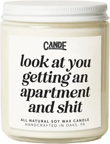 Miniatura 12 de CE Craft - Funny Housewarming Candle - New Home Gifts Ideas - Homeowner - New Apartment - Closing Gifts (Hope Your New Neighbors)
