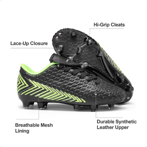 Miniatura 5 de DREAM PAIRS Boys Girls Outdoor Soccer Cleats Firm Ground Football Shoes for LittleBig Kid