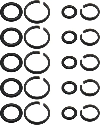 Miniatura 8 de (5+5 juegos) Anillos de retención de llave de impacto de 3/8 pulgadas y 1/2 pulgadas con junta tórica, apto para llave eléctrica/neumática, incluye