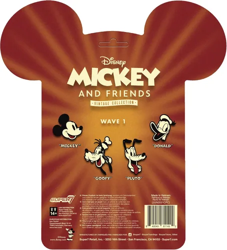 Miniatura 3 de Super7 Disney Hawaiian Holiday Bundle – Mickey, Minnie, Donald Duck and Goofy – Figura de acción de 3.75 pulgadas Coleccionables de películas