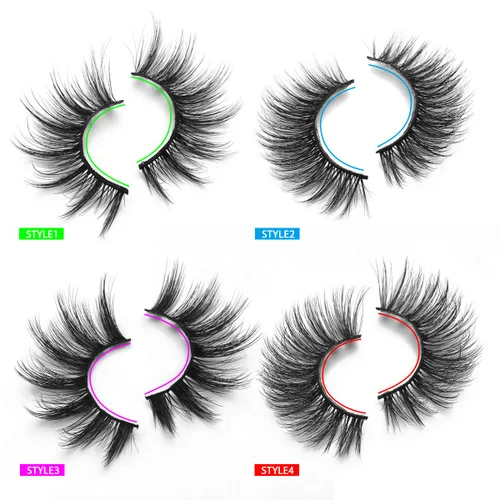 Miniatura 4 de DYSILK - 20 pares de pestañas postizas 6D de imitación de visón, impresionantes, largas, hechas a mano, aspecto natural, reutilizables, gruesas