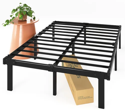 Miniatura 13 de Zinus - Base SmartBase para colchón, montaje sin herramientas, plataforma metálica de 14 pulgadas, marco de acero resistente, sin necesidad de Negro