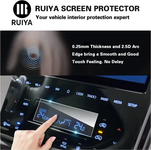 Miniatura 4 de 3 protectores de pantalla para trajes para Hyundai Tucson/Santa Cruz 2022+ accesorios de vidrio templado 9HD compatible con Hyundai Tucson/Santa
