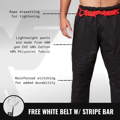 Miniatura 4 de Elite Sports Kimono para hombres aprobado por la IBJJF (Federación Internacional de Jiu Jitsu Brasileño) de tela pre-encogida para Jiu Jitsu