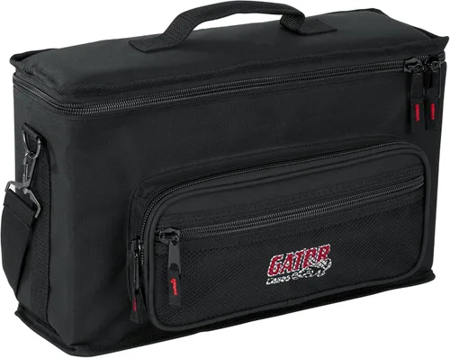 Gator Cases - Bolsa acolchada para sistemas inalámbricos con correa de hombro extraíble, capacidad para un receptor, dos micrófonos y paquetes de