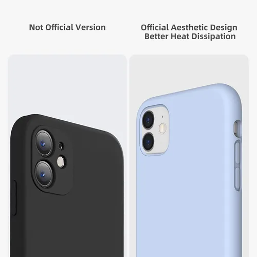 Miniatura 3 de Funda de silicona líquida compatible con iPhone 11, color azul claro [Protección contra caídas] [Resistente a los arañazos, a prueba de golpes]