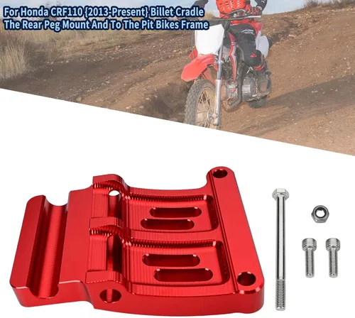 Miniatura 9 de Canitu Kit de soporte de bastidor, soporte de marco de aluminio Billet de alta resistencia, soportes de clavija trasera para bicicleta, adaptador
