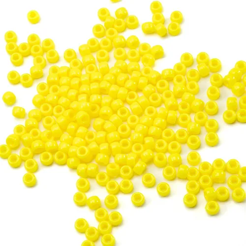 Miniatura 10 de 1000 piezas de cuentas de pony acrílicas de un solo color de 6 x 9 mm a granel para hacer joyas, aretes, trenzado de cabello Azul Oscuro