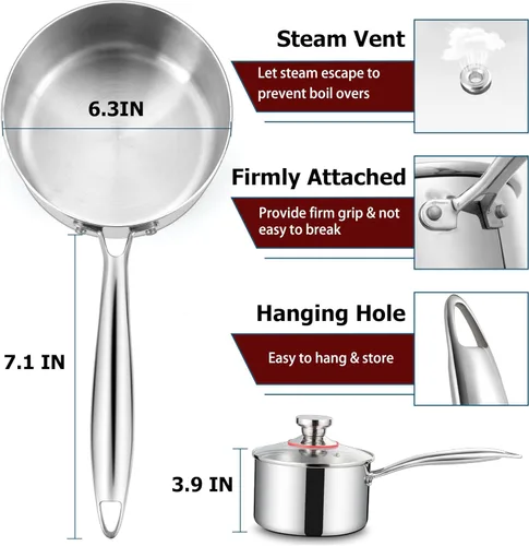 Miniatura 3 de Homikit - Juego de utensilios de cocina y cacerola de silicona, 15 utensilios de cocina con soporte para utensilios de cocina antiadherentes