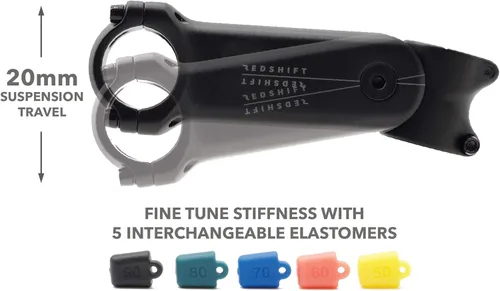 Miniatura 2 de REDSHIFT ShockStop - Vástago de suspensión para bicicletas, vástago de manillar de bicicleta que absorbe los golpes para carretera, grava, híbridas