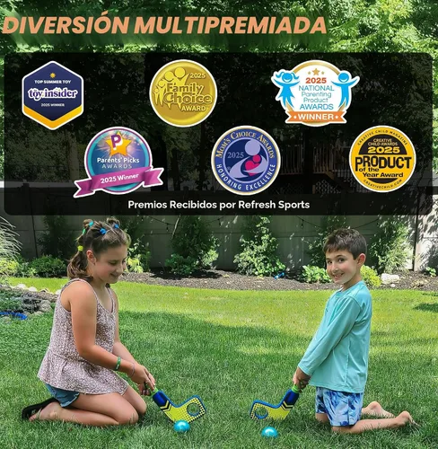Miniatura 7 de Divertido juego de mini palos de hockey – Juega en la piscina y la playa o en casa – Para niños y adultos de todas las edades – Usa las paletas