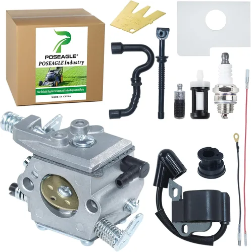 Miniatura 9 de Carburador MS180 para motosierra Stihl 017 018 MS170 MS 180 MS170C MS180C Reemplaza Compatible con Stihl 1130 120 0603 11301200603 1130-120-0603
