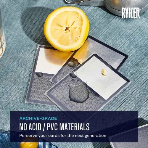 Miniatura 4 de Ryker Compatible con Dune: Imperium Card Sleeve Kit Fundas para cartas de juego de mesa (transparentes)