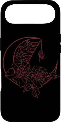 Miniatura 26 de Goth Y2K Alt Fairy Grunge Emo Flower Rose Web Spider Moon Case for iPhone 17