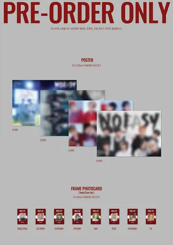 Miniatura 4 de STRAY KIDS NOEASY 2nd Album JEWEL CASE [ SEUNGMIN ] VER. 1ea CD+20p Photo Book+1ea Photo Card+1ea Sticker+1ea Pre-Order Item+1 STORE GIFT CARD