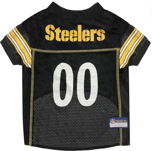 NFL Pittsburgh Steelers - Camiseta para perro, talla: S, disfraz para perros y gatos de camiseta de fútbol con licencia