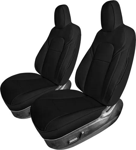 Miniatura 38 de FH Group Fundas de asiento de automóvil de ajuste personalizado hechas específicamente para Tesla Model Y Ultraflex 2020-2025, fundas de asiento
